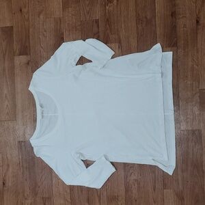 Women's White 3/4 Sleeve Top